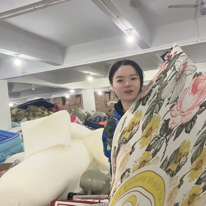 玻璃花花地垫。 60*2301号