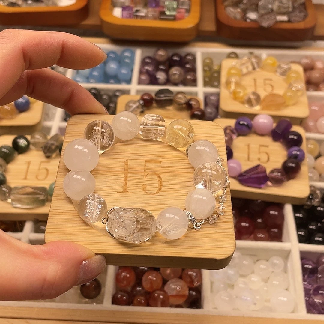 烟晶手链合金小****冲