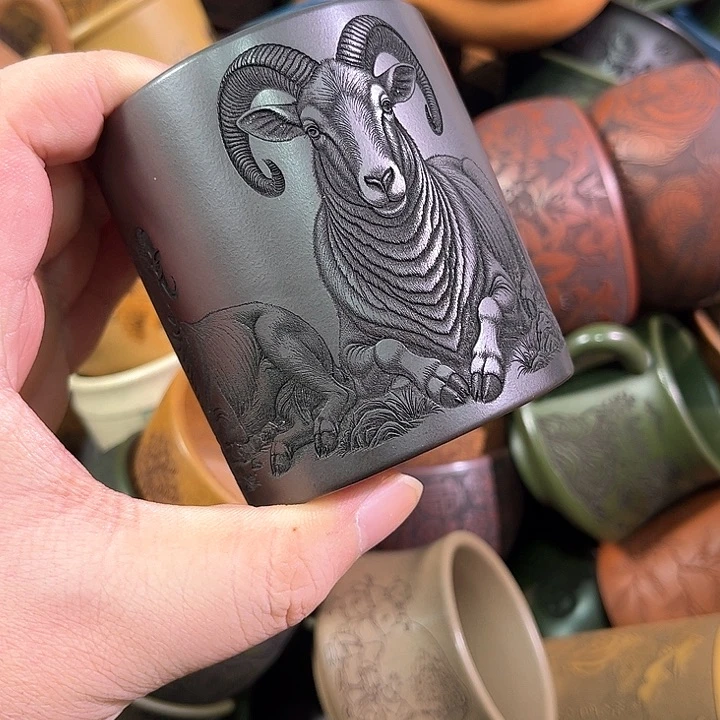 茶杯紫砂全手工紫砂主人杯