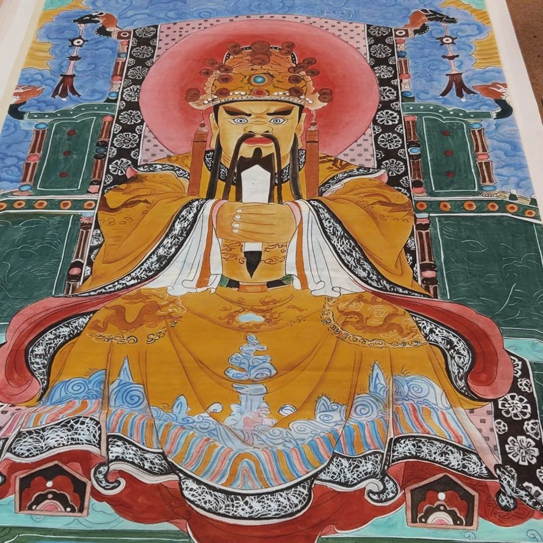 国画金*堂补差价，龙五爷做手工装裱