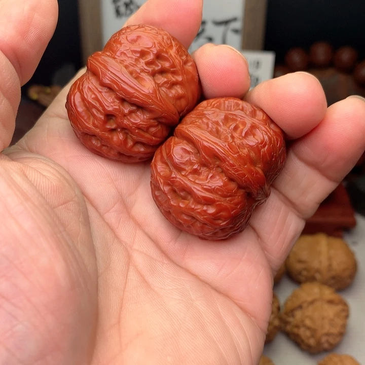 文玩核桃把件大*元宝