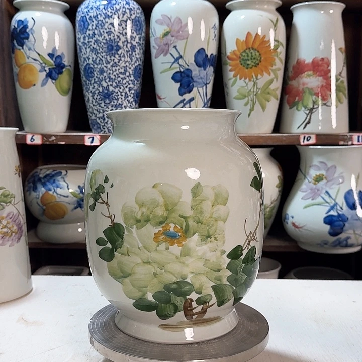 瓶高27冬瓜绿绿牡丹