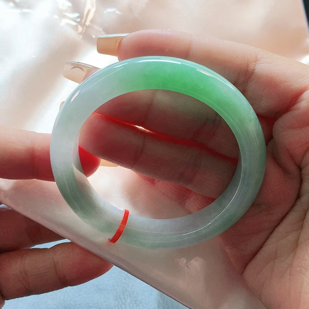 未镶嵌手镯翡翠50圈0993