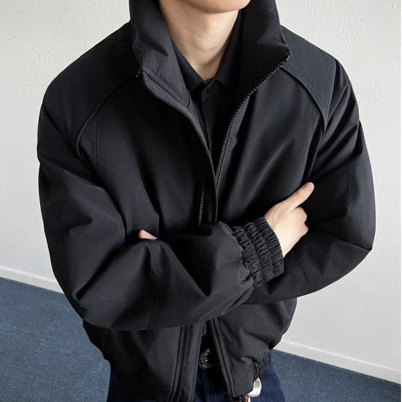 港式帅气男生立领加厚保暖冬季棉服外套男士休闲防风潮流棉衣