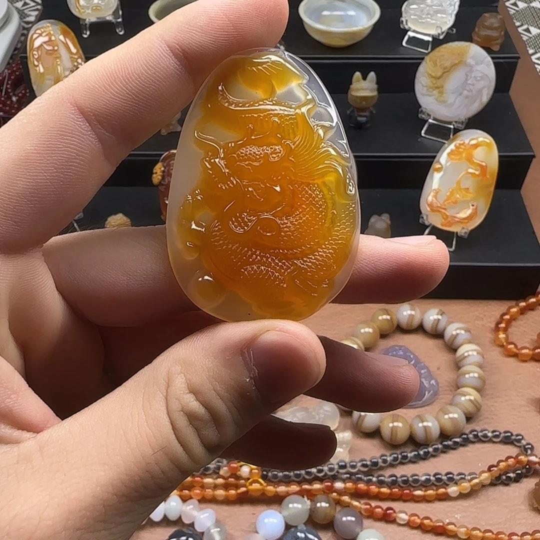 玛瑙/玉髓未镶嵌颈饰