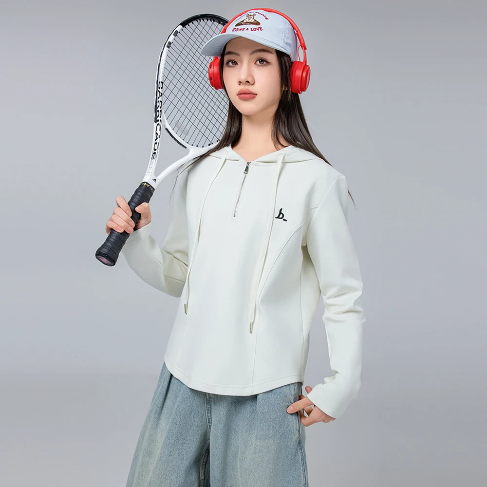 女大童连帽卫衣秋装2005新款初高中生套头外套学生百搭上衣