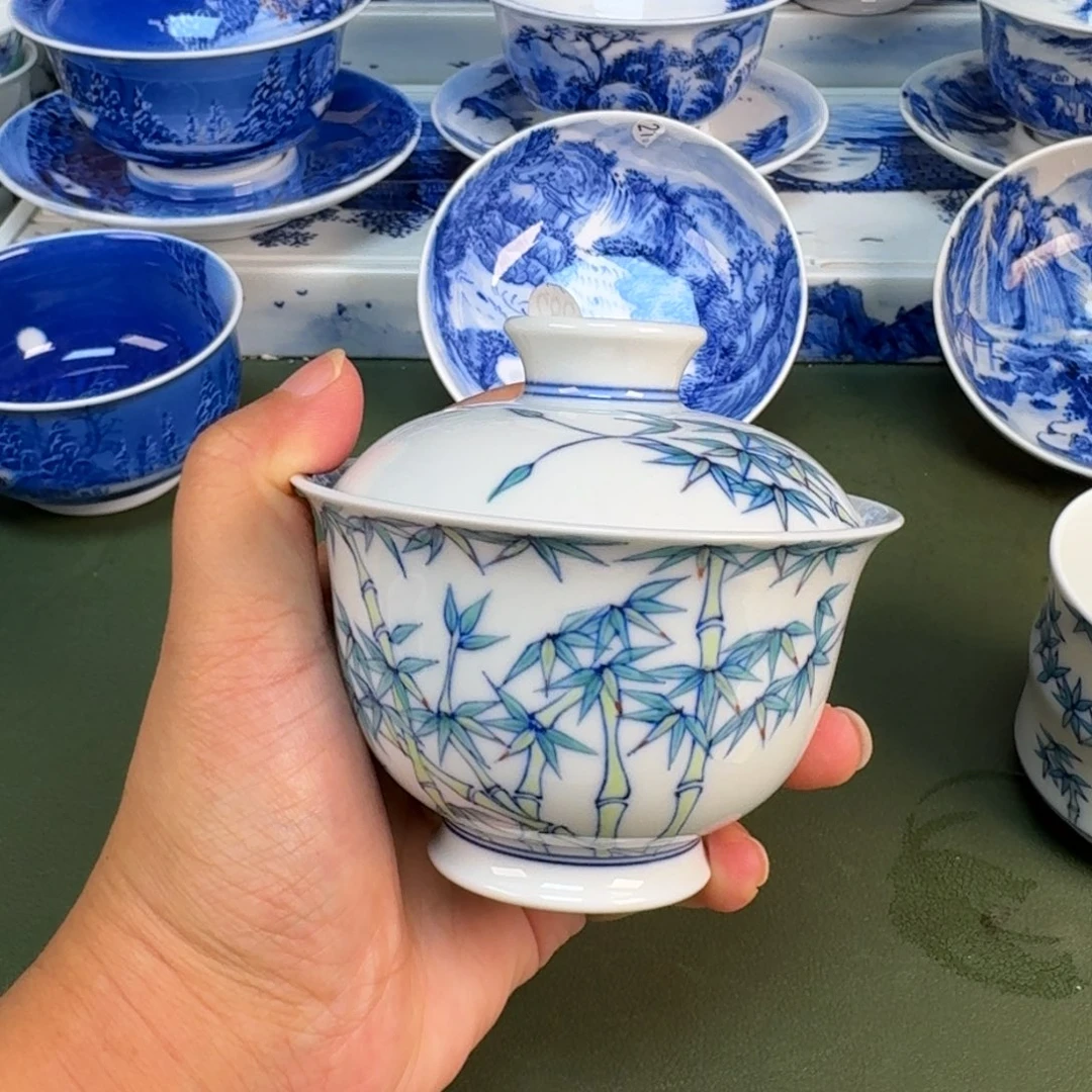 景德镇纯手绘茶具圆圆282