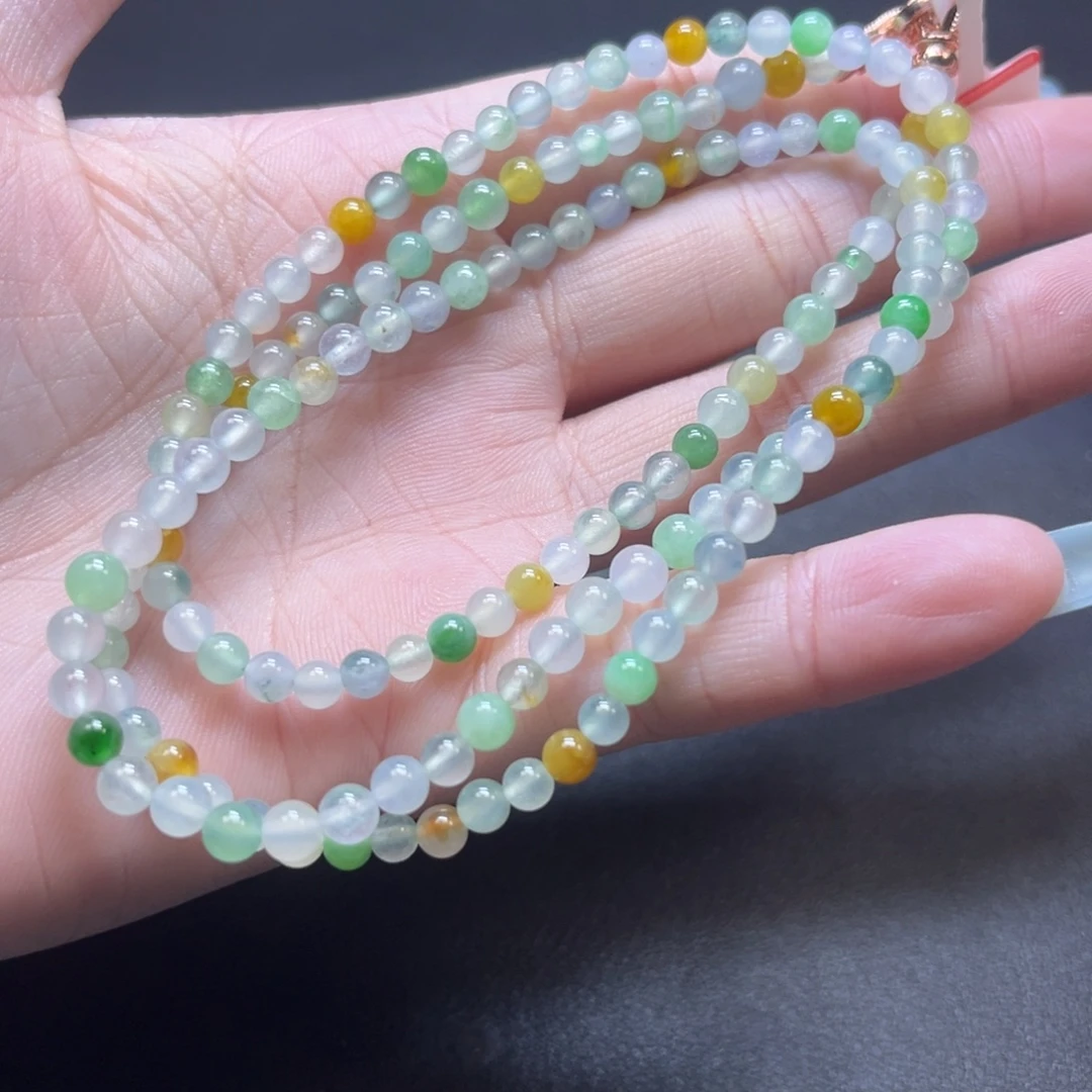 翡翠未镶嵌颈饰缅甸翡翠卡3.8