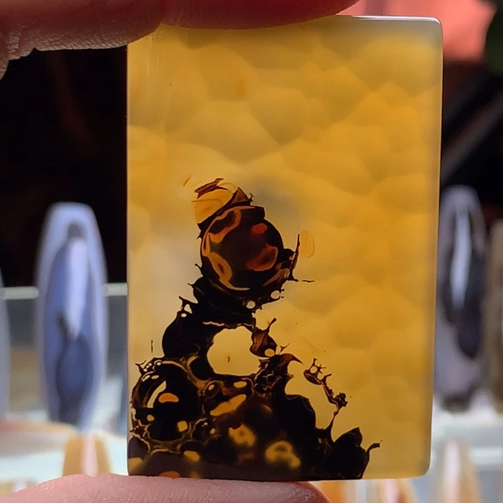 玛瑙/玉髓颈饰未镶嵌52有瑕