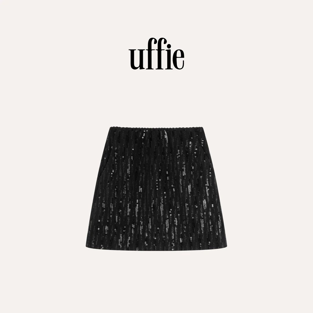 UFFIE于绘 流星雨 珠片绣A字裙
