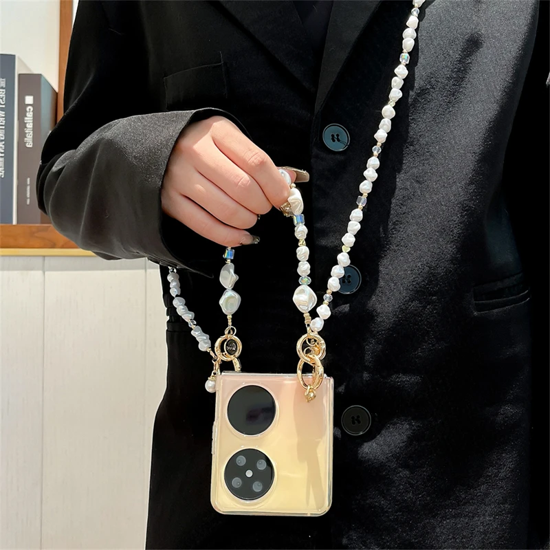 适用华为pocket 2手机壳荣耀小米折叠屏novaflip手链女x6保护套