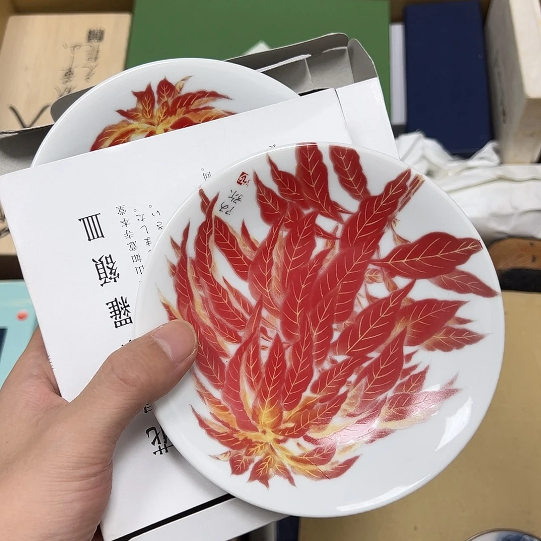 A瓷片工艺赏玩器物下单即认可多样发其一