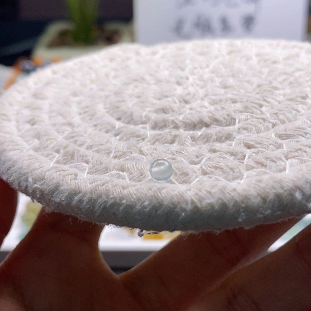 翡翠散珠天然翡翠白冰4.3