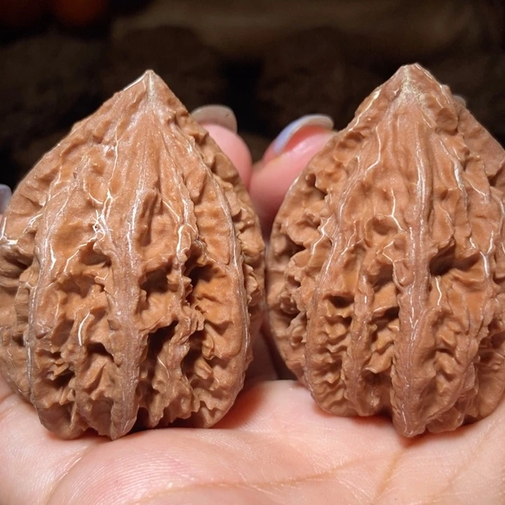 把件文玩核桃东北楸子小雪6