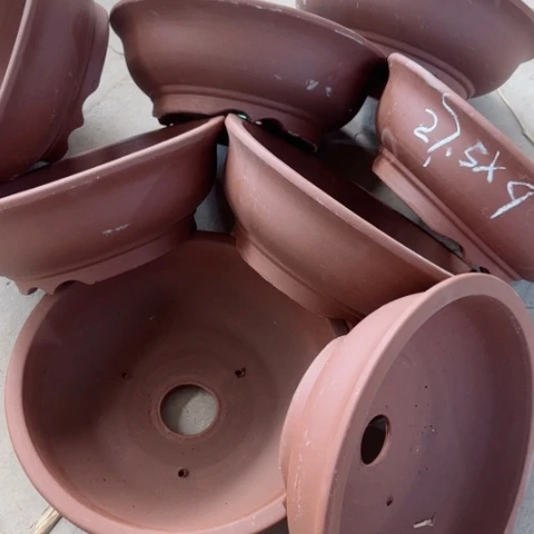 紫砂花盆100-8。27.5-9