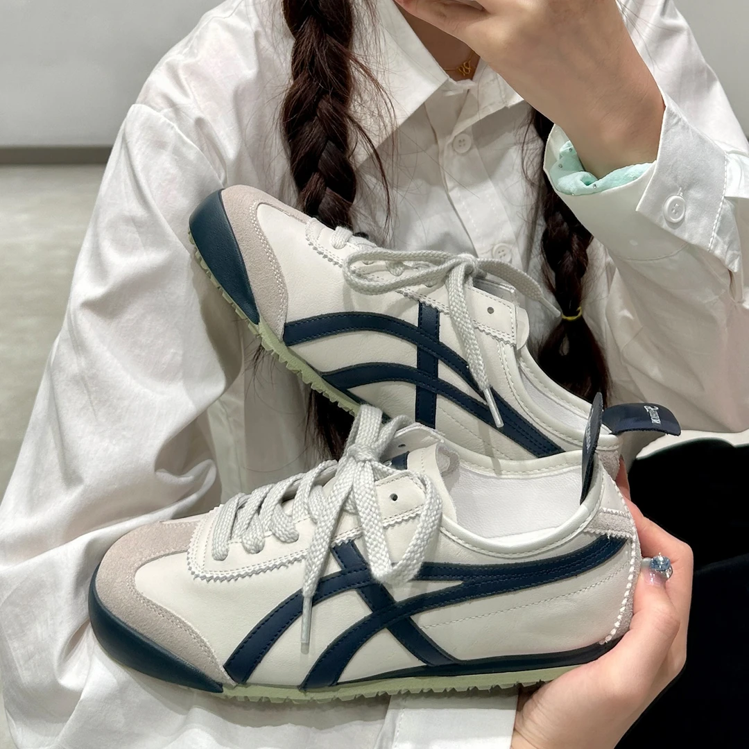 复古舒适拼色德训鞋女2025新款轻便软底阿甘鞋真皮百搭休闲运动鞋