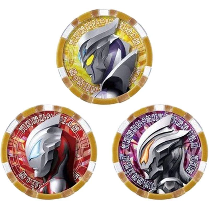 泽塔奥特勋章德尔塔天爪伽马未来全套勋章收纳盒软胶人偶玩具曼