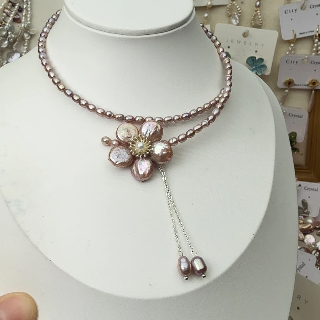 淡水珍珠未镶嵌颈饰