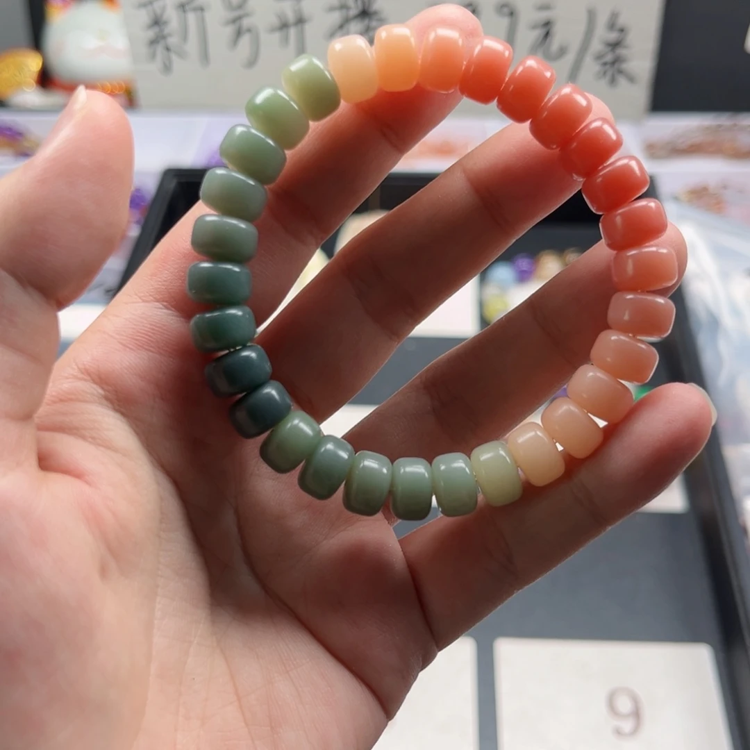 水晶手串未镶嵌H****菩提根 直切
