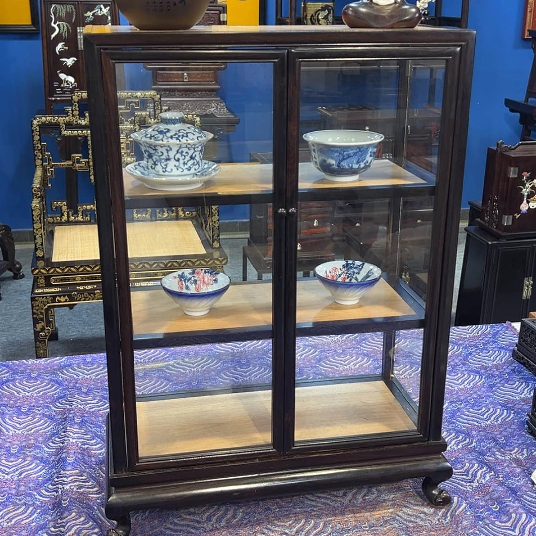 【闪购商品】乌木类成套家具玻璃柜
