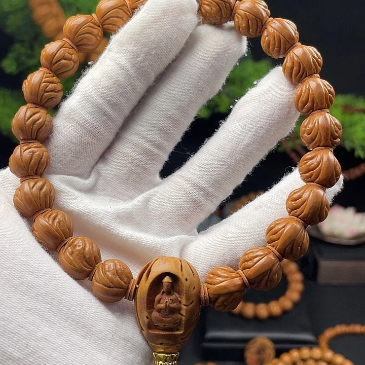 吊坠桃核秦岭龙纹桃核