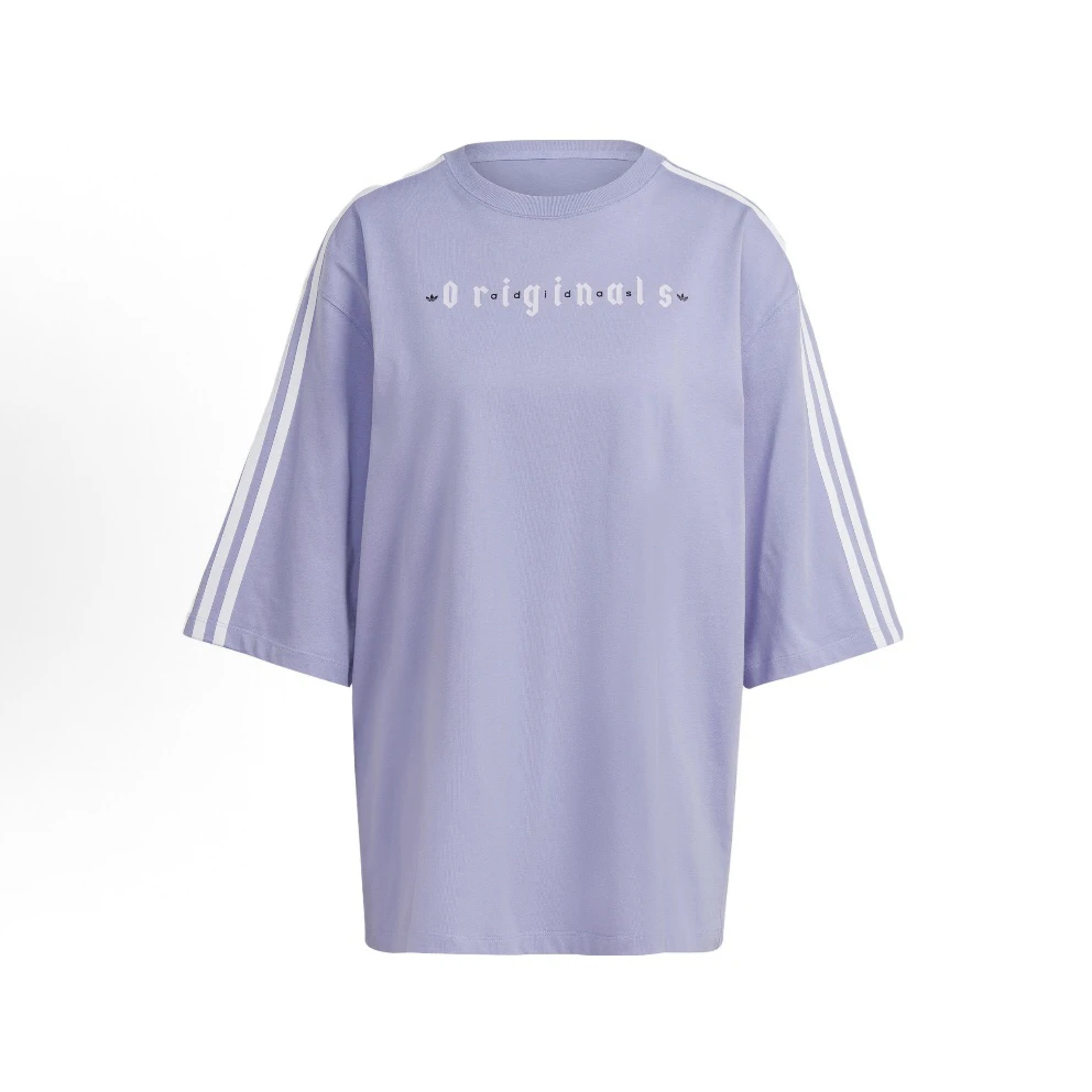 adidas originals三叶草 运动宽松短袖T恤 女款IQ3401