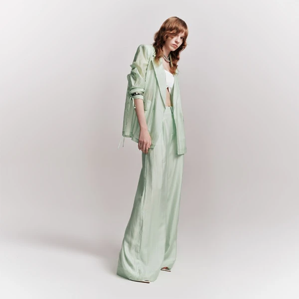 Auuuu/LAMERRY绿色西装LWSRM4X331