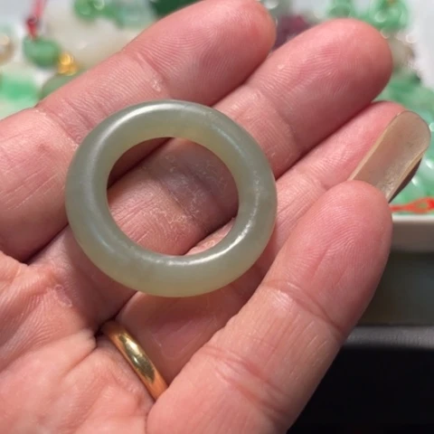 和田玉（糖玉）手链未镶嵌&**乐