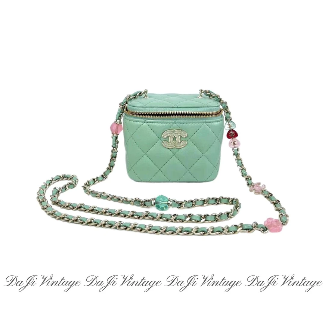 99新 Chanel/香奈儿 大吉中古/Chanel23p绿色小盒子