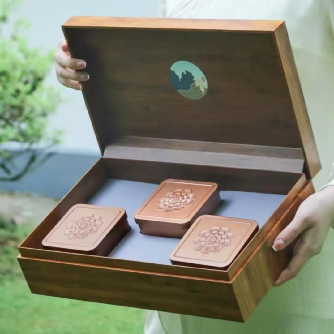 【意境】大红袍武夷岩茶浓香型三罐送礼礼盒装