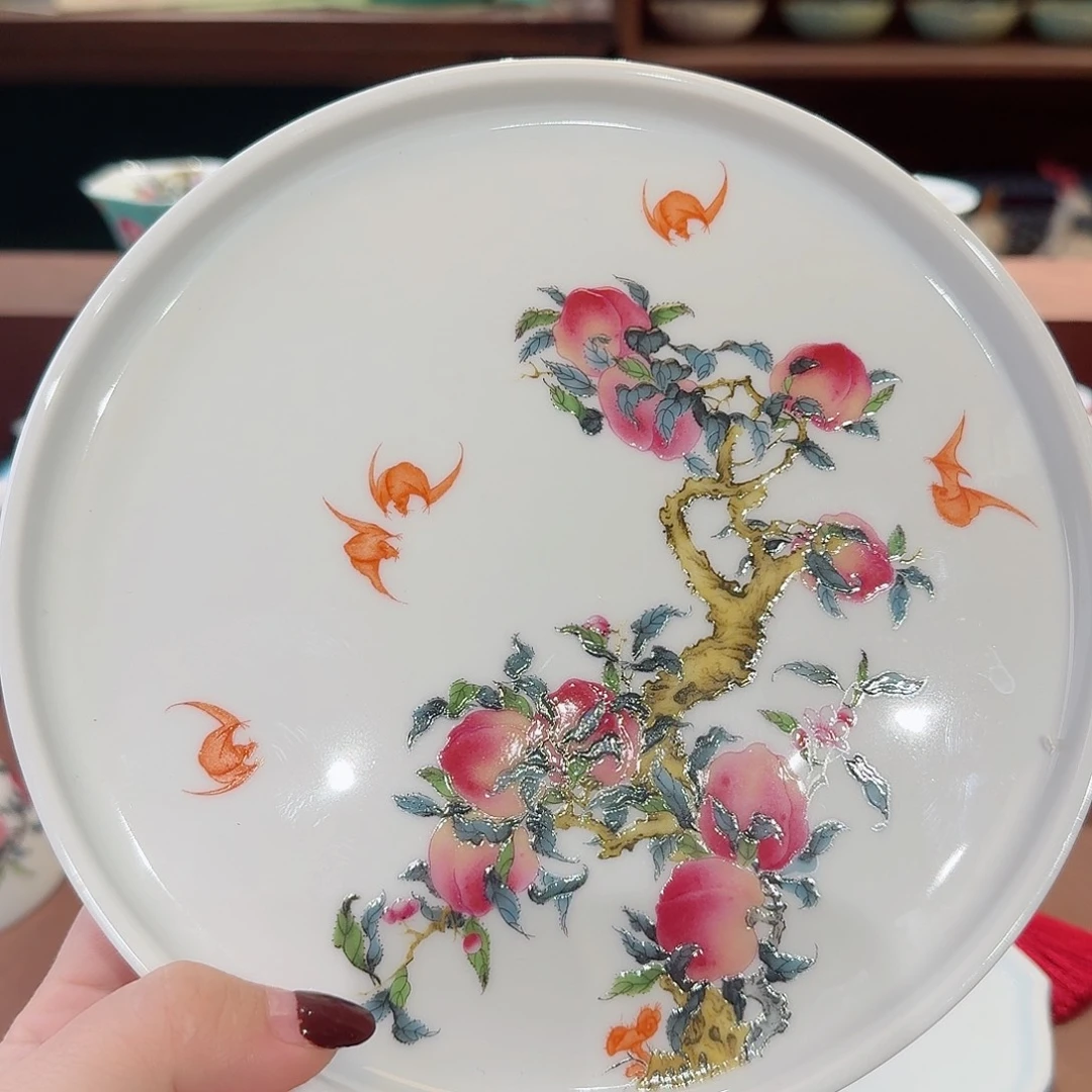 珐琅彩主人杯茶具套装