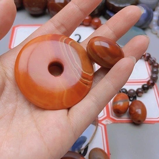 【闪购商品】玛瑙/玉髓未镶嵌珠宝半成品紫*