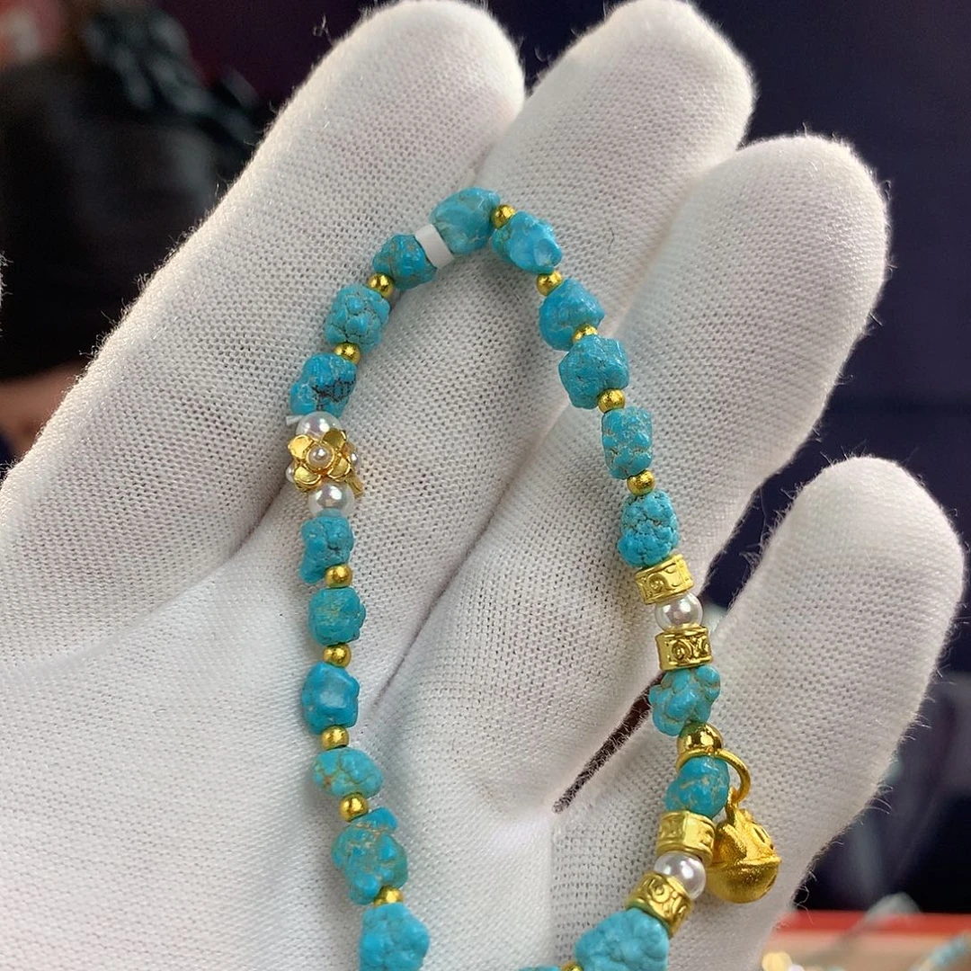 绿松石珠宝奇石未镶嵌