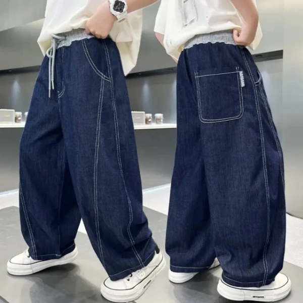 【优选专属】儿童2025夏季新款中大童潮流帅气牛仔短裤男童牛仔