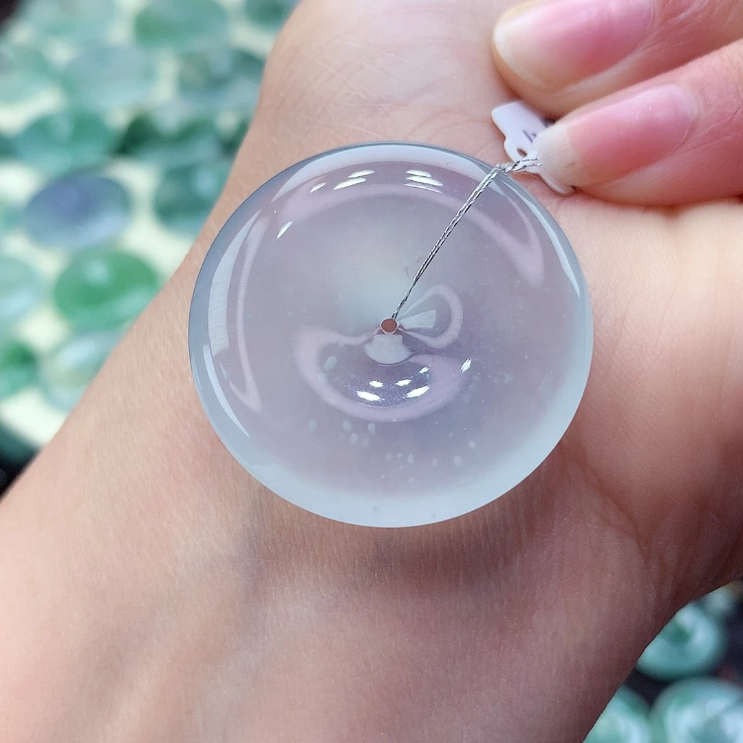 翡翠颈饰未镶嵌86尺寸31.7-5.8