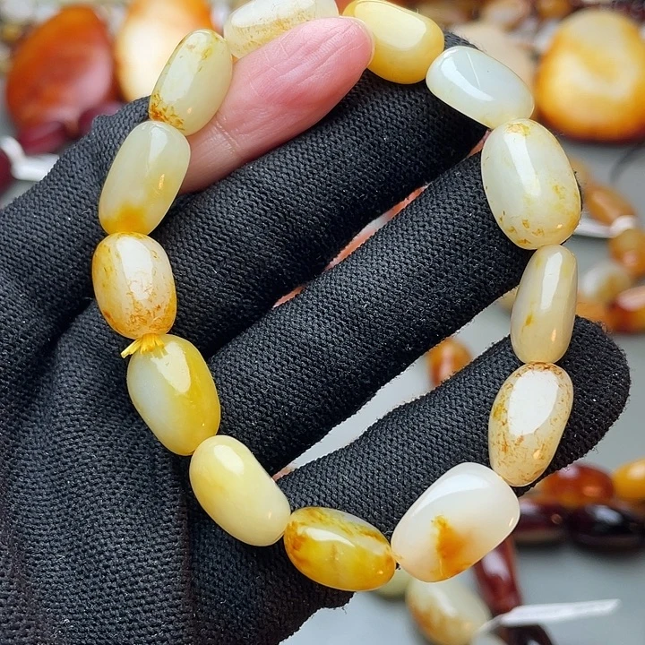 和田玉未镶嵌手链