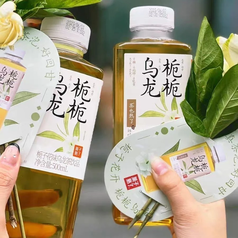 果子熟了无糖茶500ml*12瓶装栀栀龙井青柑茉莉乌龙0糖0脂0卡