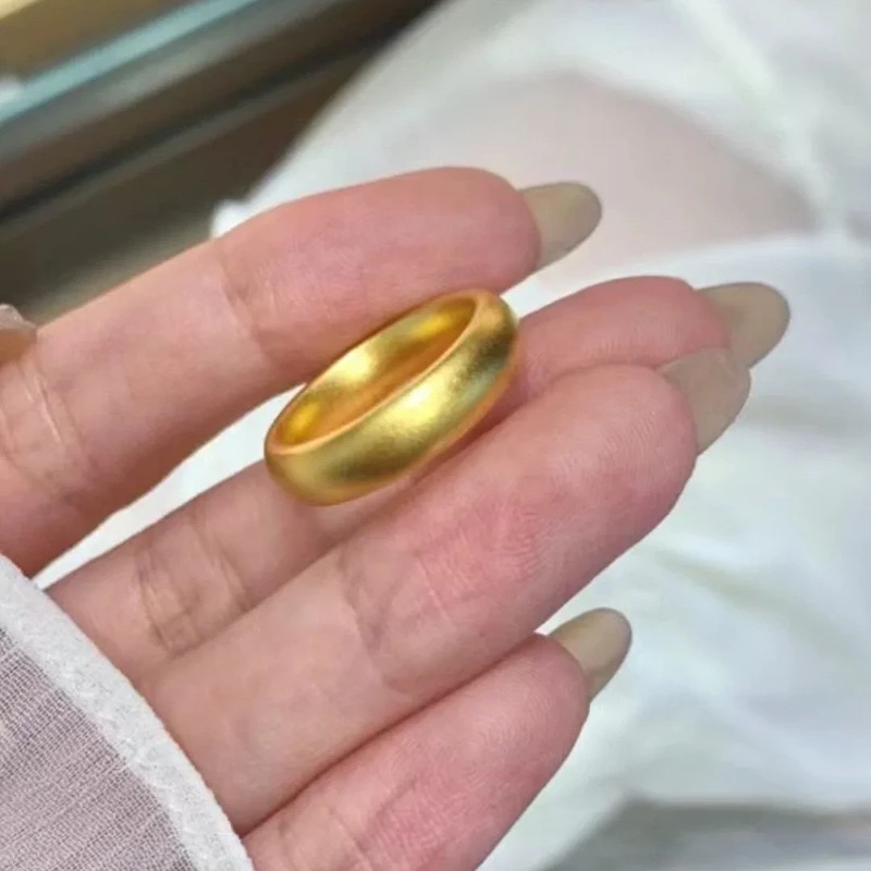 铜合金戒指 古法传承素圈戒指