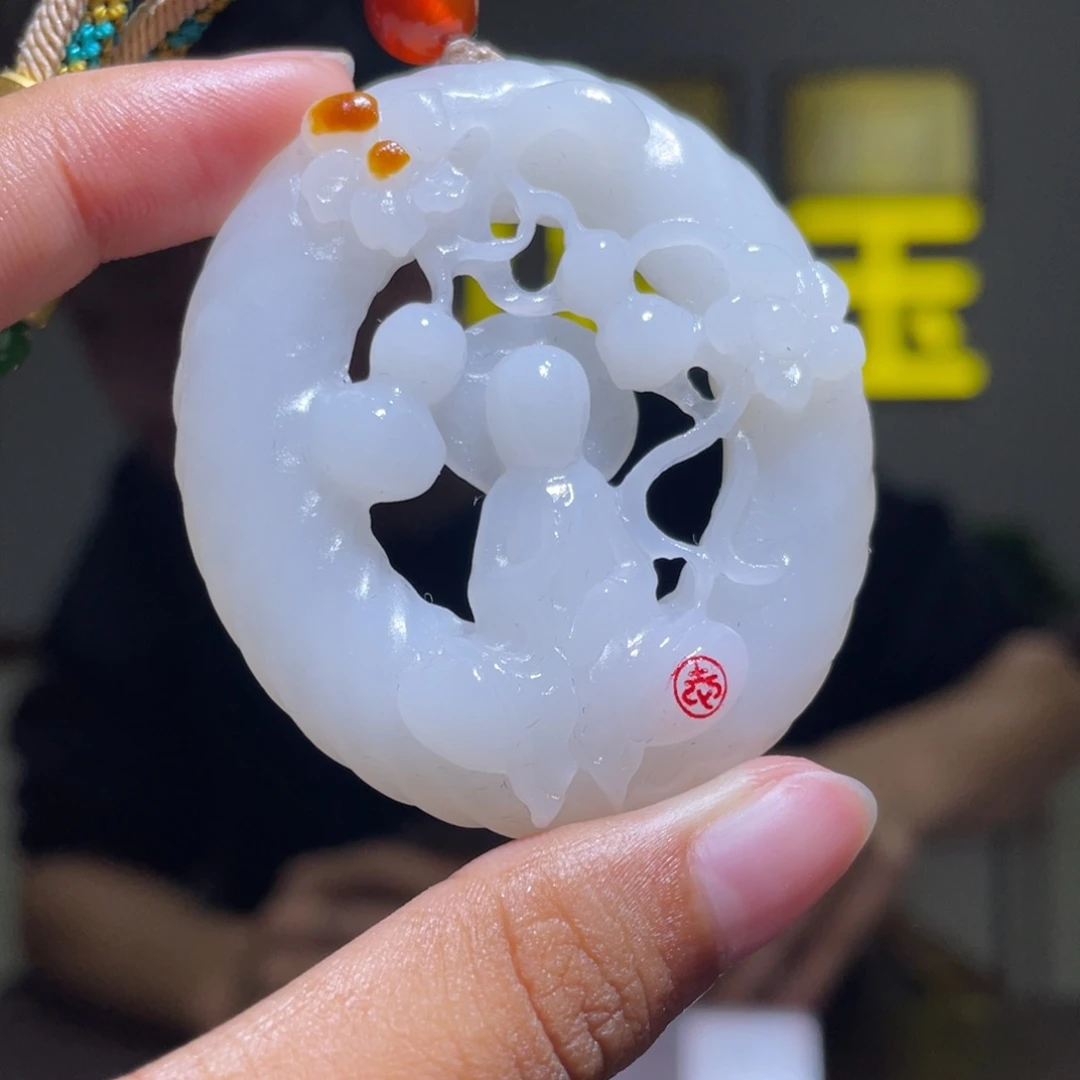 颈饰未镶嵌和田玉Y*子