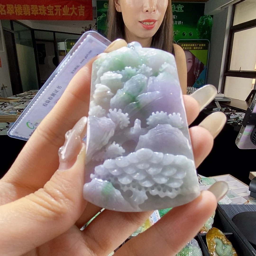 颈饰未镶嵌翡翠翡翠