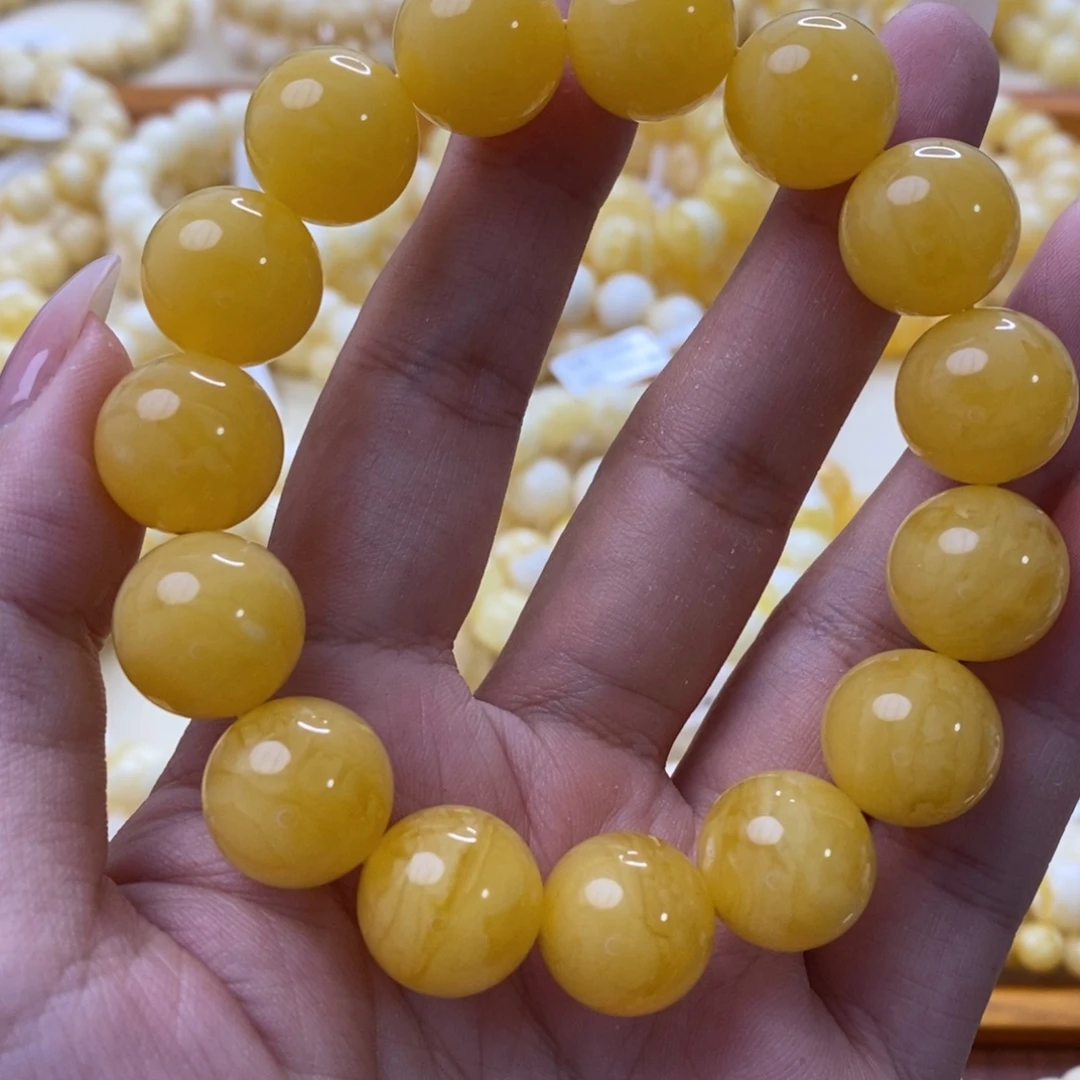 琥珀未镶嵌手串琥珀