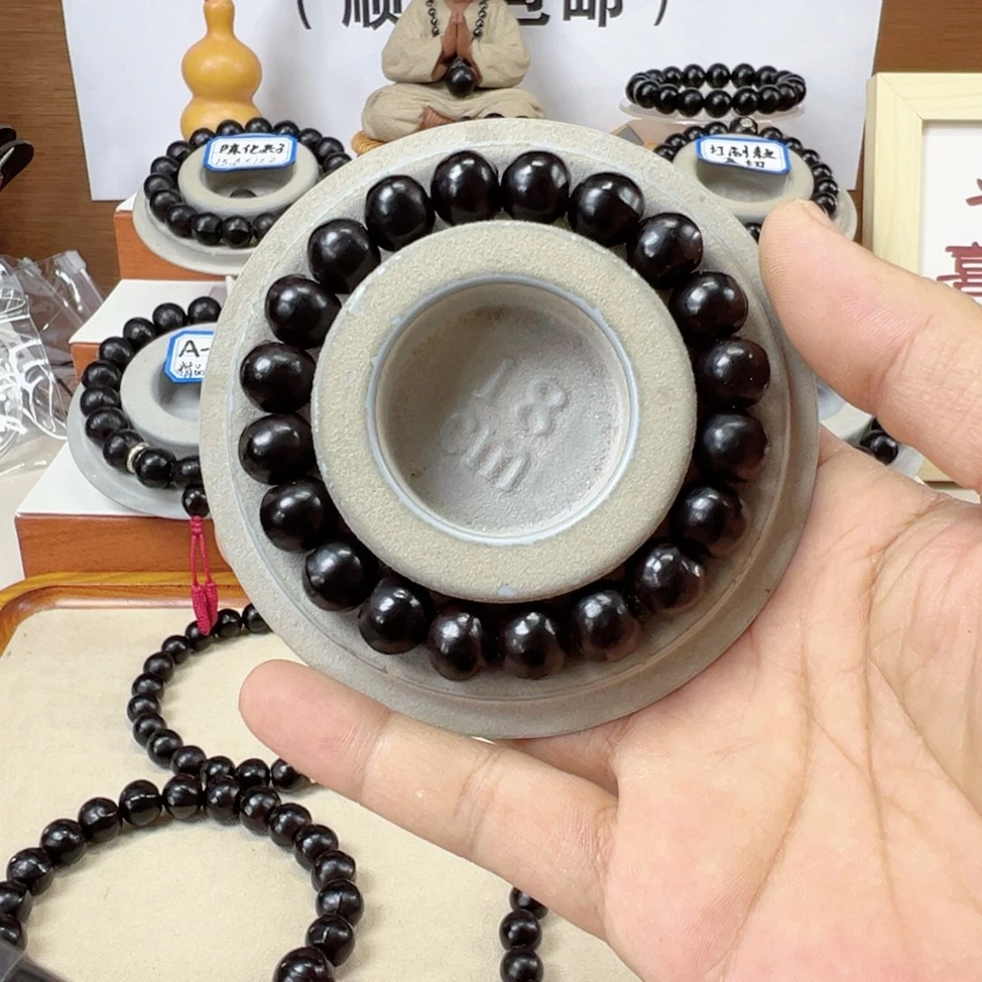 草珠菩提吊坠精品矮桩12.5无患子手串