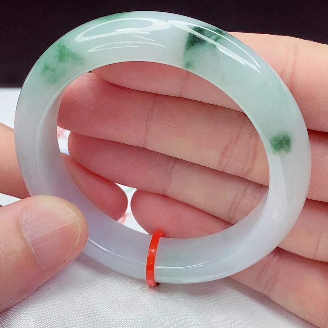 翡翠未镶嵌手镯54圈