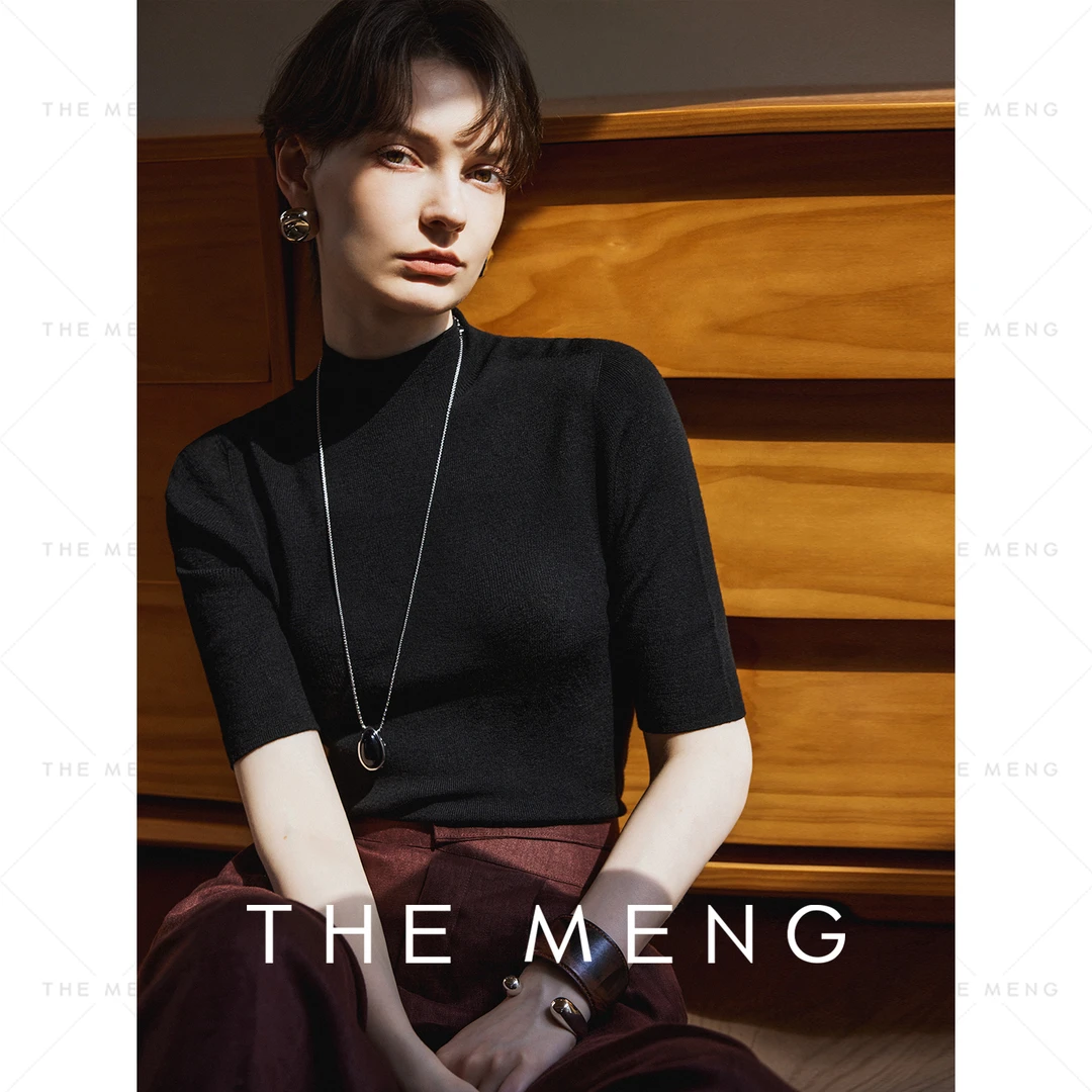 THE MENG【漫步】60S双股扬子纱万能打底杉#M243D0153+M243D0155