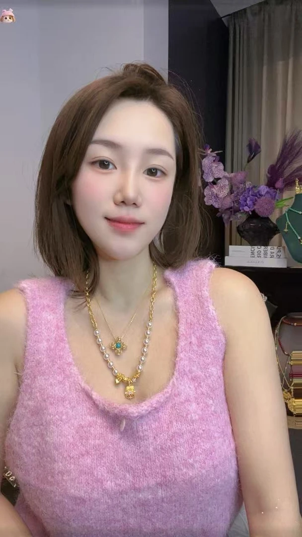 潮牌盘缠贝珠项链