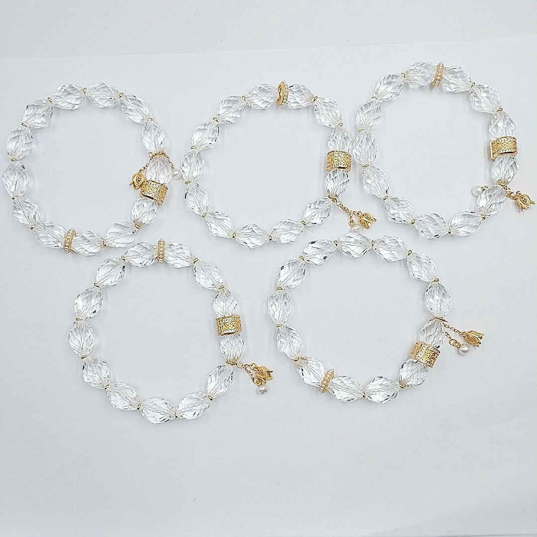 白水晶手串甜美气质可甜可盐多样性发货一件