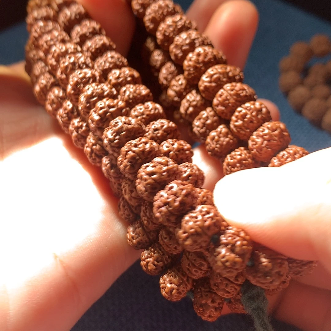 米***迪金刚菩提吊坠老树平细108 9至纯