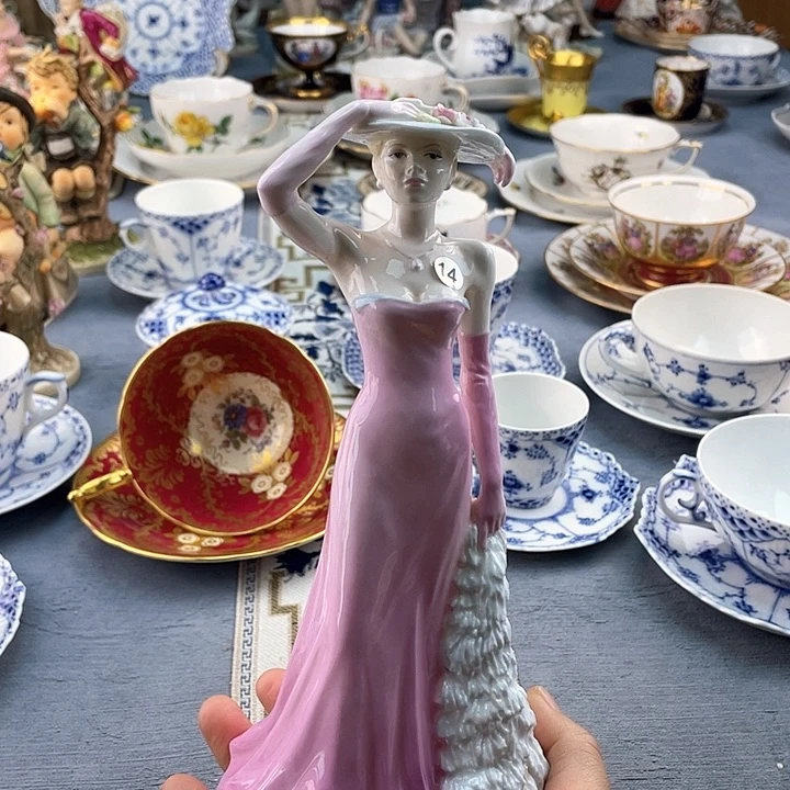 中古欧瓷瓷器小房子