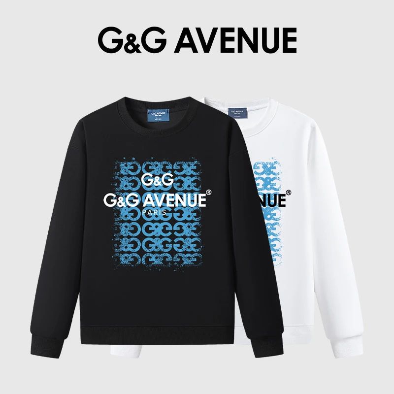 法国G&G AVENUE百搭休闲时尚潮流男女同款秋冬舒适长袖卫衣青春感