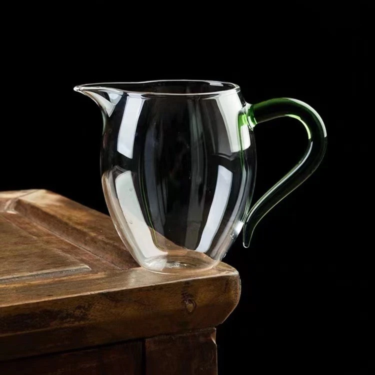 【闪购链接】C582-绿钻玻璃公道杯